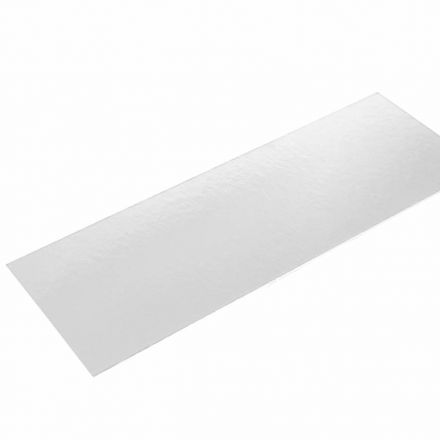 Carton Rectangulaire 34x13cm Blanc Brillant