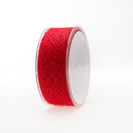 Lint honeycomb 38mm/20m Rood