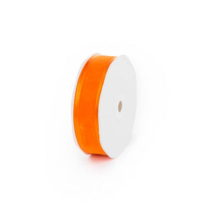 Lint Organza Edge 25mm/25m Oranje