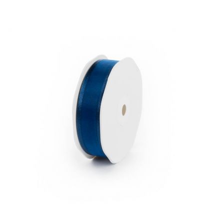 Lint Organza Edge 25mm/25m Blue