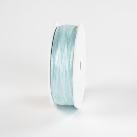 Ruban Organza Edge 10mm/50m Bleu clair