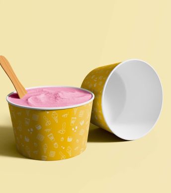 Gobelets de crème glacée 160