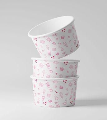 Gobelets de crème glacée 230