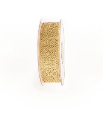 Lint 25mm/20m Chevron Gold 