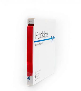 Zijdelint 15mm/100m Rood