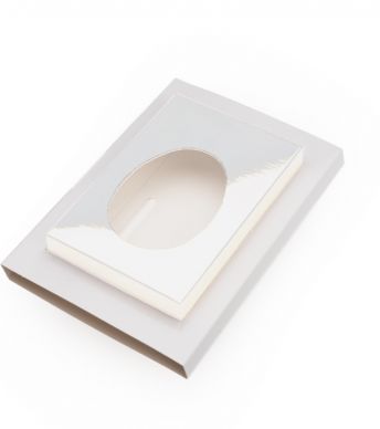 Paassokkel 20cm Wit