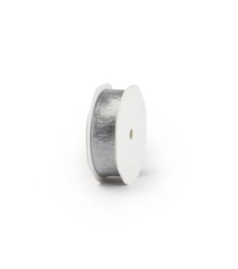 Lint 25mm/20m Metallic lurex Silver08