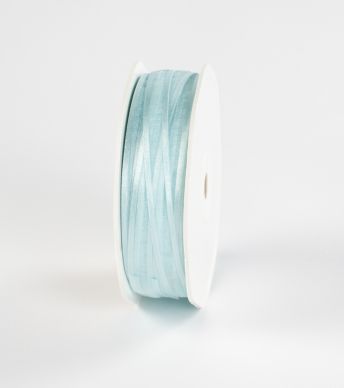 Ruban Organza Edge 10mm/50m Bleu clair