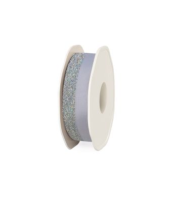 Lint 25mm/25m Gris Brillant