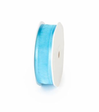 Lint Organza Edge 25mm/25m Turquoise