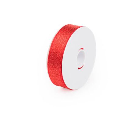 Ruban 25mm/20m Rouge/Or