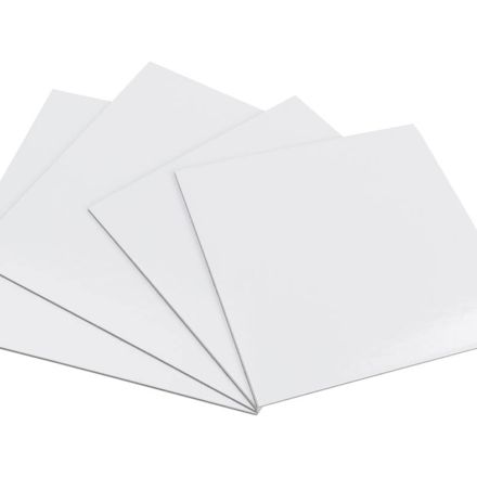 Karton 20x20cm Wit Glanzend 