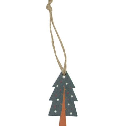 24 wooden hanger Christmas Tree