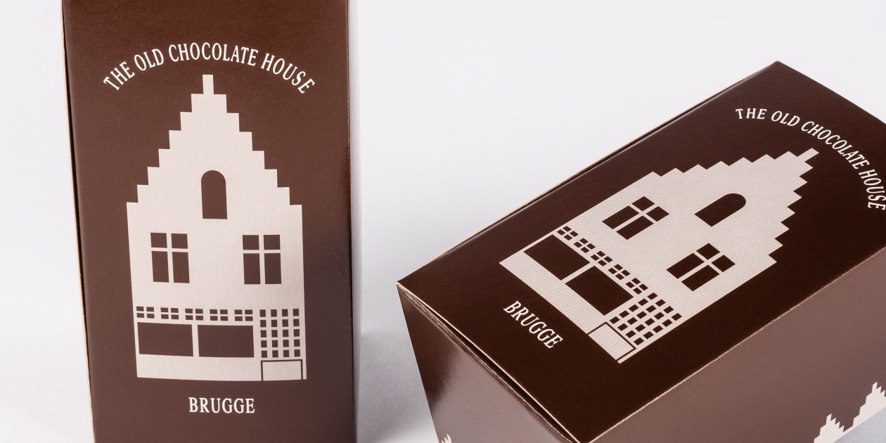 Ballotin chocolade Gruyaert Verpakking Praline The Old Chocolate House