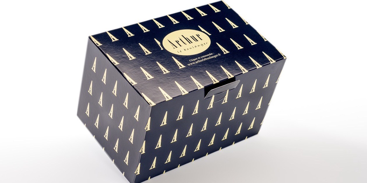 ProBox Buche Kerststronk langwerpige taart patisserie doos Boite Patisserie