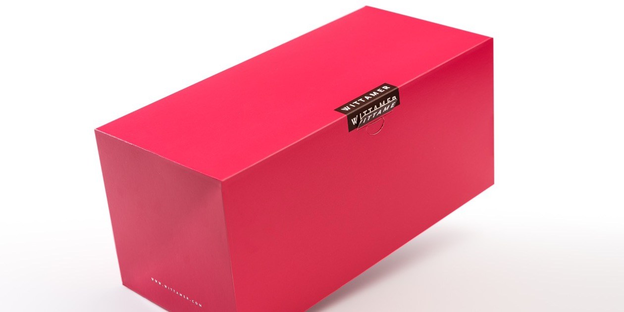ProBox Buche Kerststronk langwerpige taart patisserie doos Boite Patisserie Wittamer
