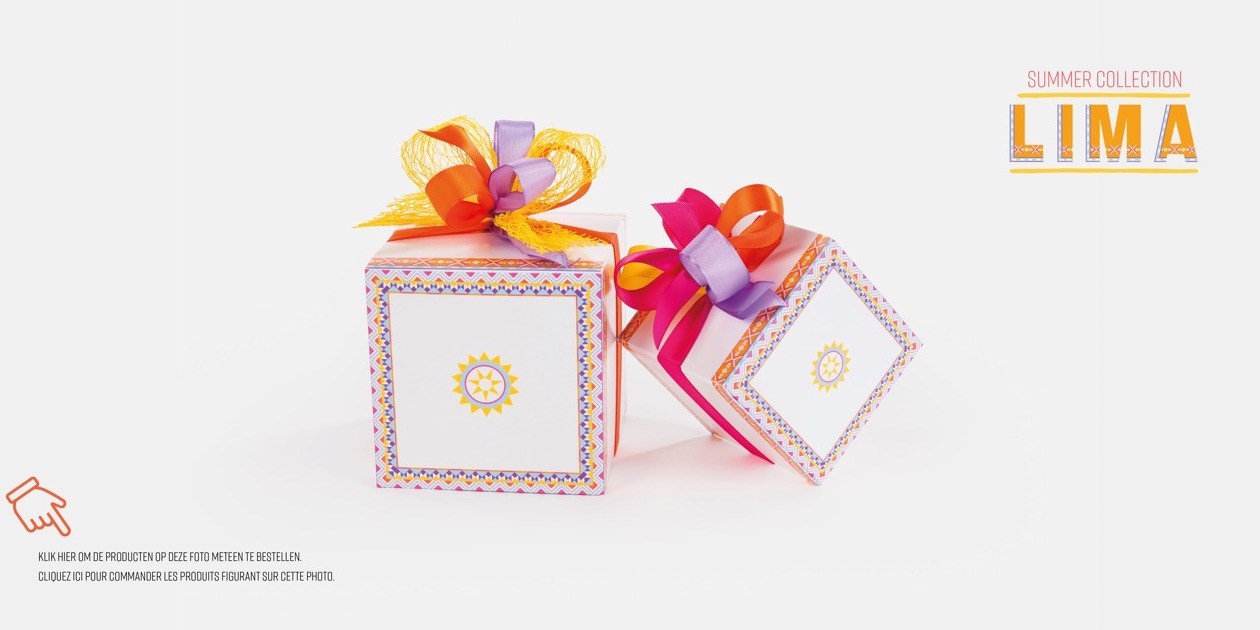 QBox pralines verpakking zomer